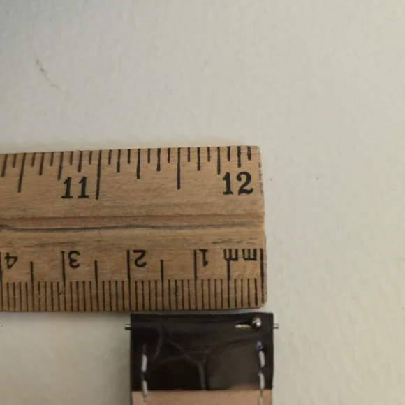 B&E Top Grain Alligator Leather Watch Band 20mm. Quick Release Watch Straps. - Picture 6 of 6